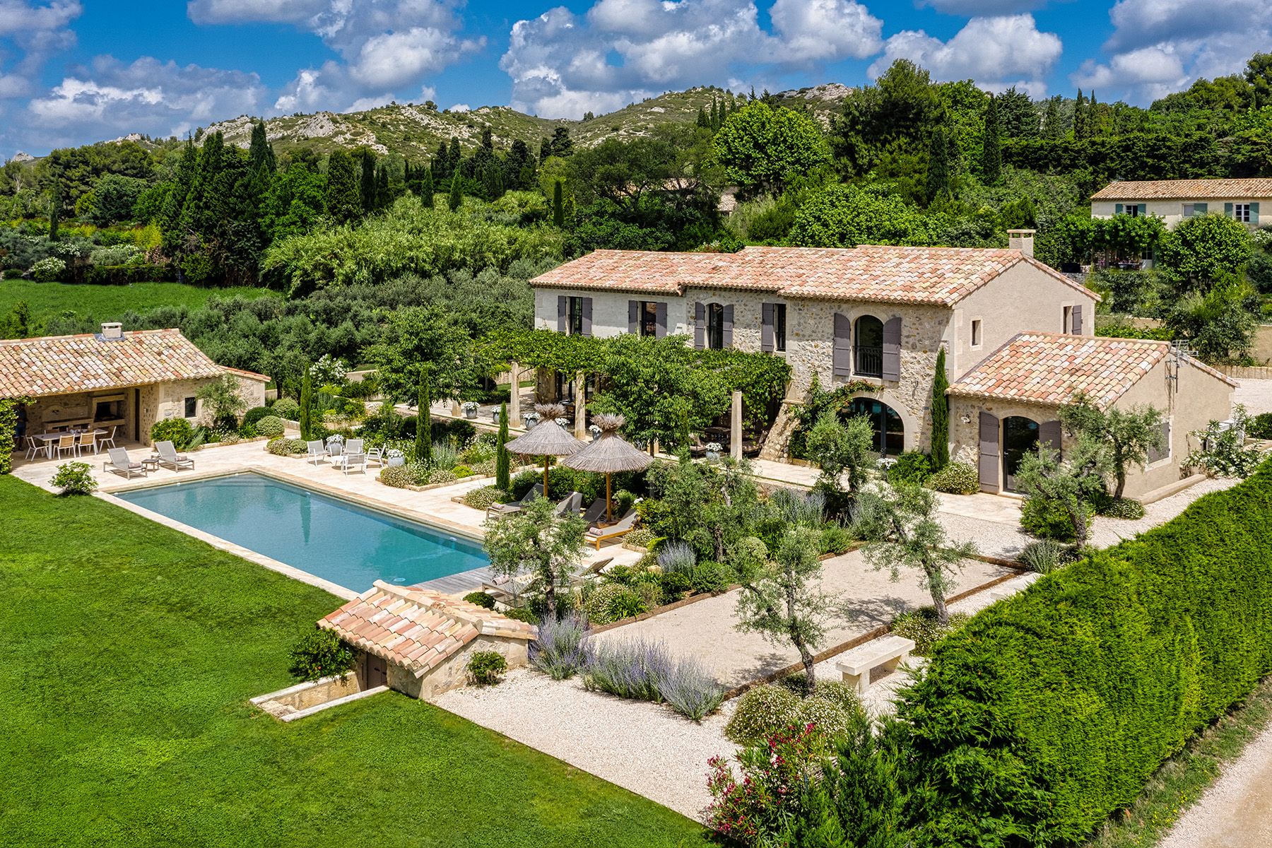 Location mas en Provence - Le mas de Gabin - maison de charme dans les Alpilles avec piscine chauffée