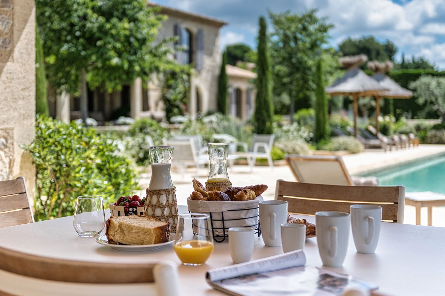 Location mas en Provence - maison de charme dans les Alpilles avec piscine chauffée