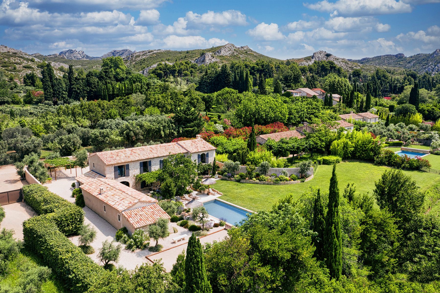 Location vacances en Provence - mas de charme dans les Alpilles avec piscine chauffée